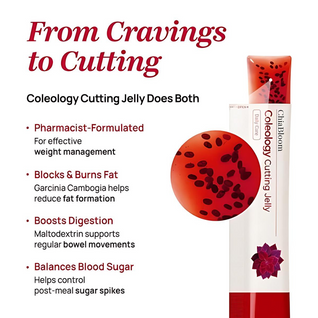 Cutting Jelly – Garcinia + Fiber Fat-Support Jelly Sticks (10 Pack)